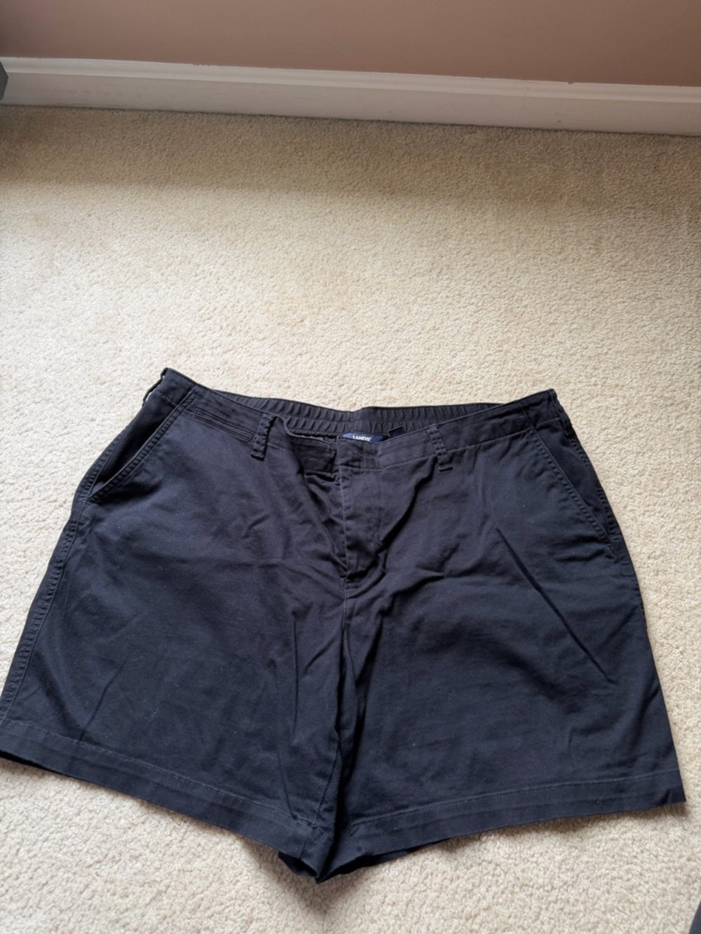Lands’ End Women’s Black Casual Shorts